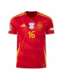 Spanien Rodri Hernandez #16 Heimtrikot EM 2024 Kurzarm